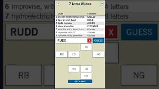7 Little Words Daily Puzzle May 31 2020 Answers