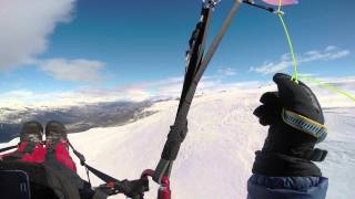 preview picture of video 'Paragliding over Onglanuten og Skute, Suldal - Påsken 2015'