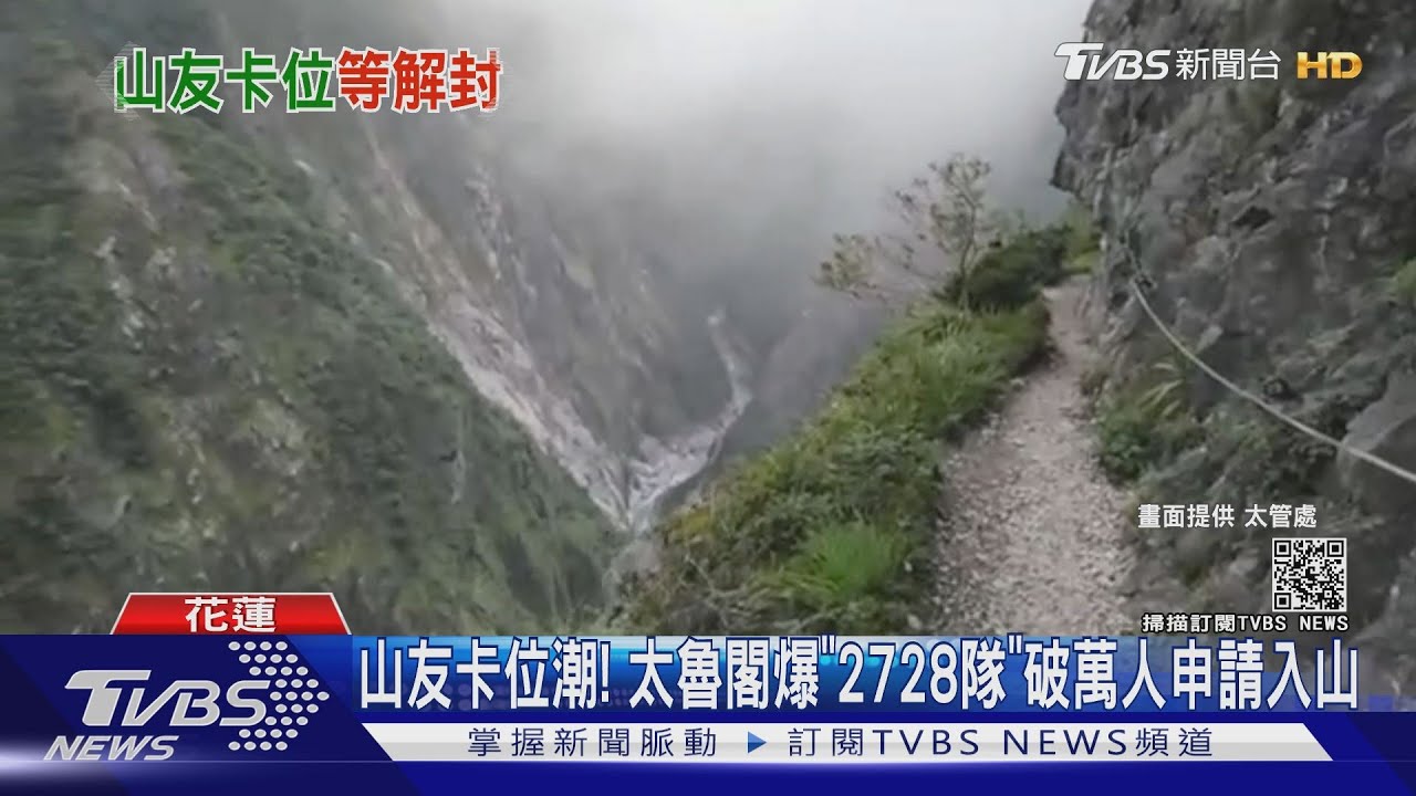 山友卡位潮!太魯閣爆「2728隊」破萬人申請入山