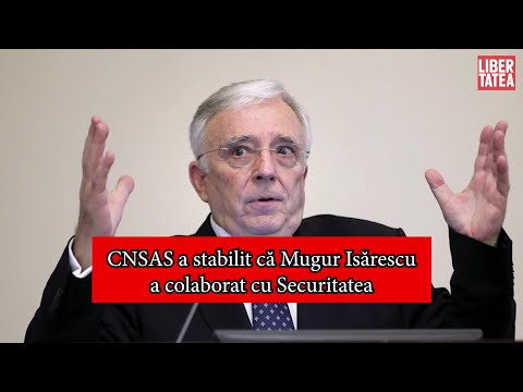 CNSAS a stabilit că Mugur Isărescu a colaborat cu Securitatea și solicită justiției să confirme...