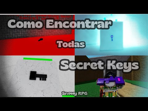 Como Encontrar Todas as Chaves Secretas No Snowy RPG !!