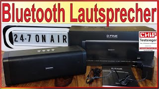 Dockin D Fine Bluetooth Lautsprecher 50 Watt [ Unboxing & Soundprobe ] Wireless Sound mit Powerbank