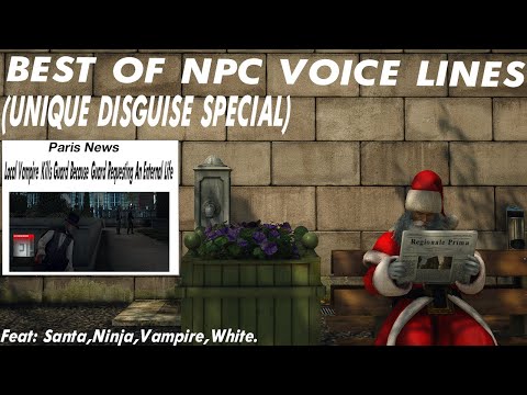 HITMAN 3 - Best Of NPC Voice Lines(Unique Disguise Special)