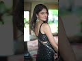 Supermodel Manasa Varanasi Black Saree Pose 2021 Short