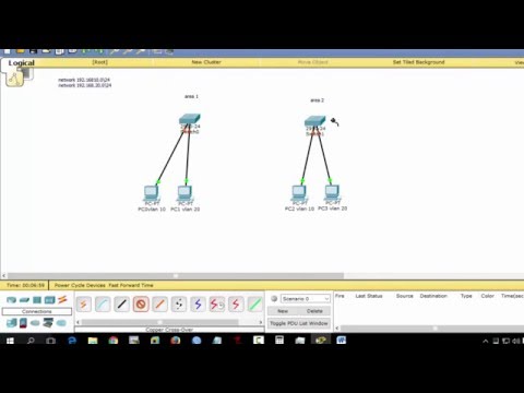 اعداد vlan على سويتشات سيسكو وعمل راوتينج بينهم