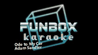 Adam Sandler - Ode to My Car (Funbox Karaoke, 1996)