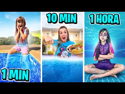 1 MINUTO 10 MINUTOS OU 1 HORA ! - Desafio