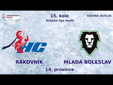 HC Rakovník vs. BK Mladá Boleslav 6:2 -  14.12.2025 - 15.kolo Zkrácený záznam