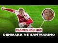 Rasmus Hojlund vs San Marino 🔴 Denmark vs San Marino - Kualifikasi EURO 2024