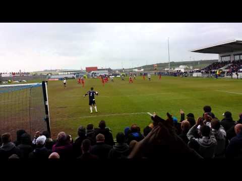 Darlington v Bamber Bridge - tin shed