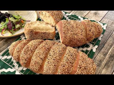 3 seeded Turkish Cypriot bread