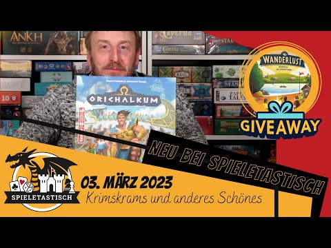Neu bei spieletastisch.de - 03. März 2023