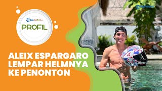 Ini Momen Aleix Espargaro Tepati Janji Lempar Helm ke Penonton MotoGP Indonesia