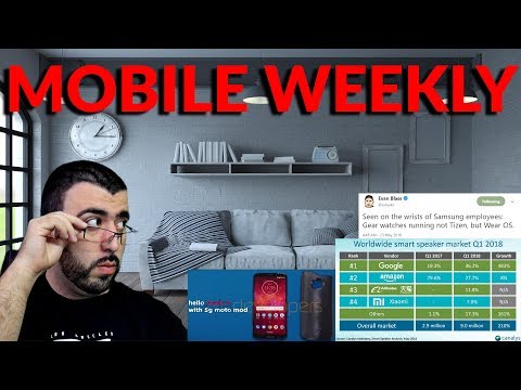 Mobile Weekly Live Ep203 - Samsung Galaxy Watch to Use Wear OS, Google Home Outsells Amazon Echo