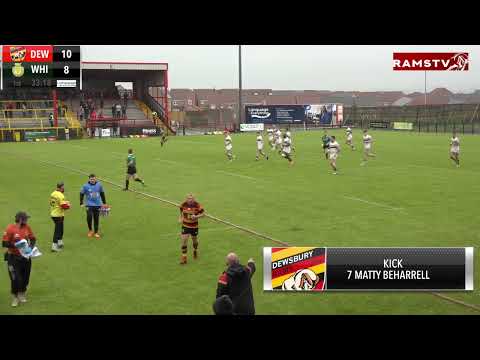 Highlights Dewsbury Rams vs Whitehaven RLFC Championship Round 14 05/06/2022