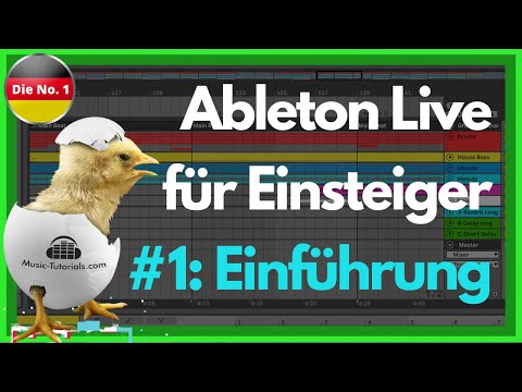 Ableton Live Beginner Tutorial - German - Part 1 of 12 Audio Samples and Session View