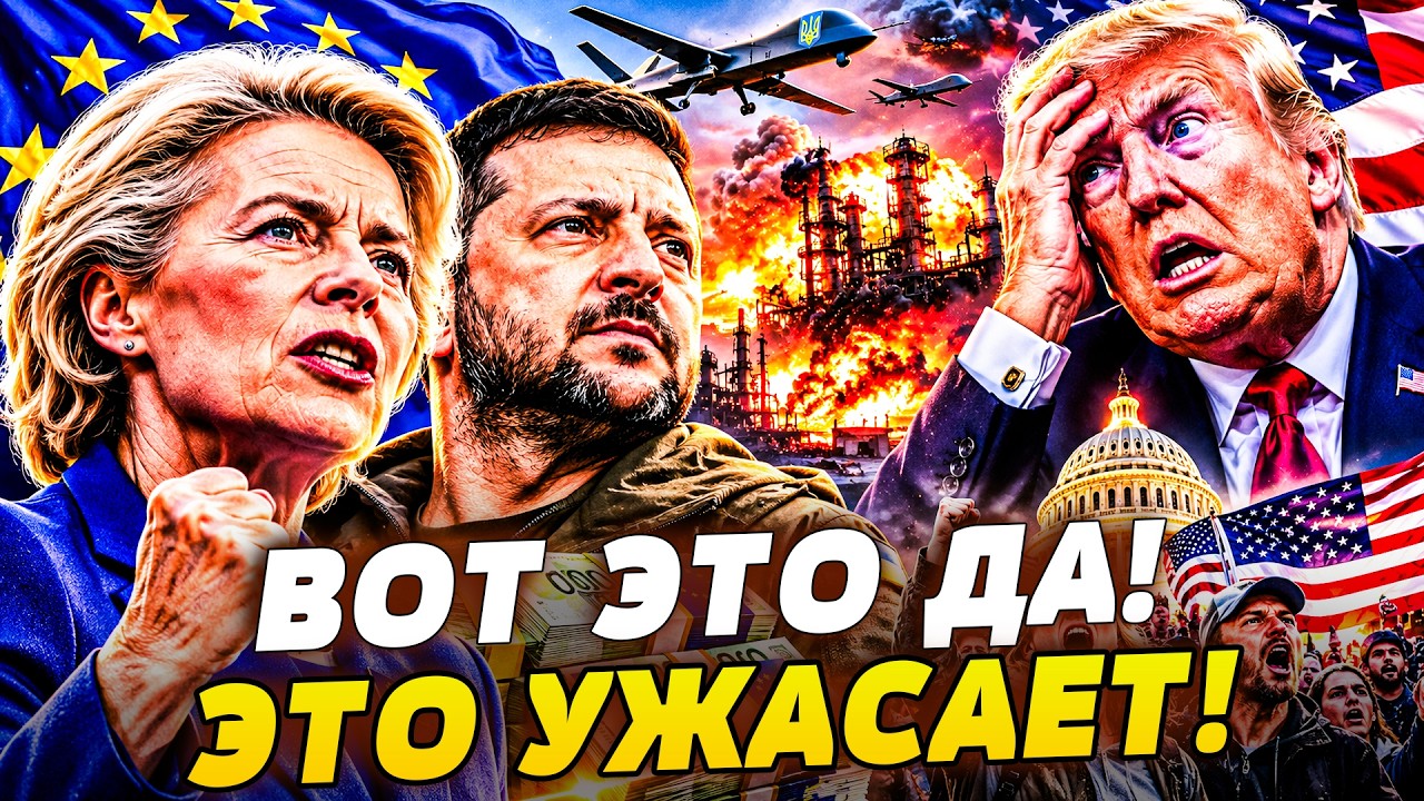 😈НАКОНЕЦ-ТО! ЕВРОПА ВРЕЗАЛА ТРАМПУ! ТЕРПЕНИЕ ЛОПНУЛО: НА ДОНАЛЬДА НАКИНУЛИС