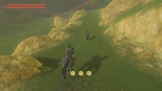 ゼルダの伝説 ブレスオブザワイルド　のんびり馬でハイラルを走る