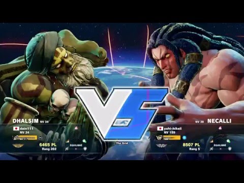 SFV - Yuhi-Hikali (Necalli) Vs Dain111 (Dhalsim)