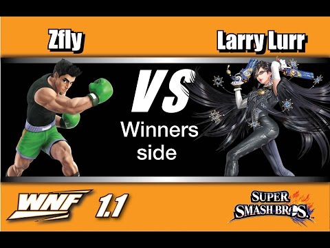 WNF 1.1 - 2GG | Zfly (Little Mac) Vs. #THE FAD | Larry Lurr (Fox) Winners Side - Smash Wii U
