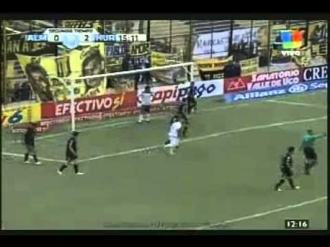 Gol de Alexis Danelon pase de Defederico   Almirante Brown 0   Huracan 3   Fecha 14