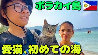 【海外ネコ】ボラカイで日比カップルが猫を散歩させる|よしもとHELLO ASIAチャンネル