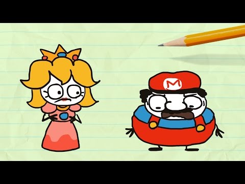 "Mario Gets Fat" (Pencilmation #62) | Plus Wordplay and Workout