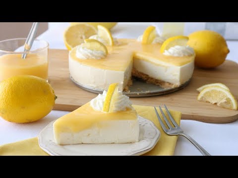 Tarta de limón ¡sin horno muy fácil!