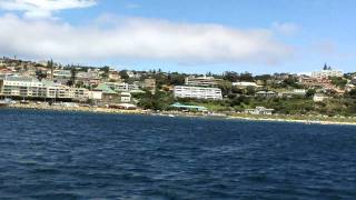 preview picture of video 'Mosselbay from boat'
