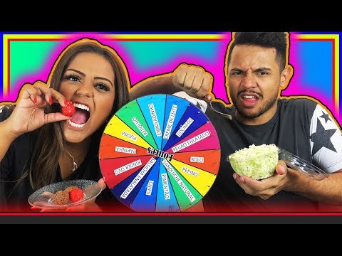 ROLETA MISTERIOSA DE COMIDA !!! (MYSTERY WHEEL CHALLENGE)