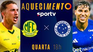 MIRASSOL X CRUZEIRO | AQUECIMENTO AO VIVO | BRASILEIRÃO 2026 | #live | sportv