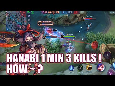 HOW ? HANABI 1 MIN 3 KILLS !