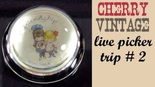 preview picture of video 'live picker trip 2 - shop with me at the thrift store cherry vintage 2013 ebay'
