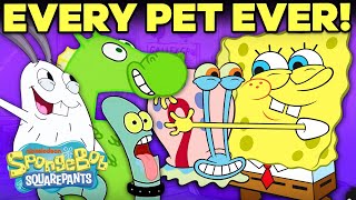 EVERY Pet in Bikini Bottom! 🐌🍍| SpongeBob SquarePants