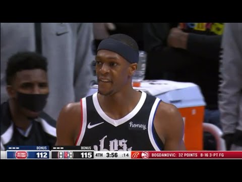 Rajon Rondo Highlights vs Pistons | 10points 6ast | Great Leader