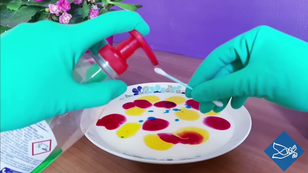Παίζοντας με τις Φυσικές Επιστήμες - Ζωγραφική με γάλα