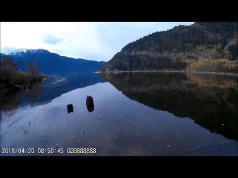 Outgoing tide  Squamish River Estuary  April 20,2018