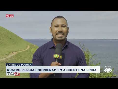 4 PESSOAS MORREM EM ACIDENTE EM LINHA VERDE BARRA DE POJUCA | BAND NORDESTE