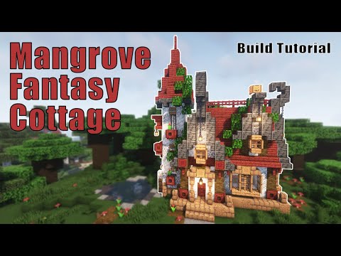 Jax and Wild - Mangrove Mud Cottage Minecraft  | Mangrove Build Tutorial