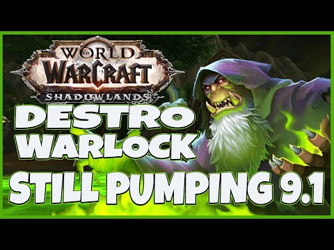 9.1 STILL PUMPING WITH DESTRO LOCK - SHADOWLANDS SEASON 2 WARLOCK PVP RANKED ARENAS - BUALOCK