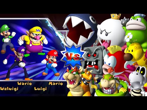 Mario Party 9 - Boss Rush - All Boss Battles (Vs. Master CPU)