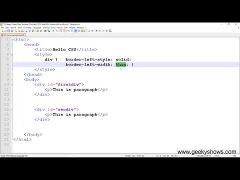Introduction to CSS Hindi