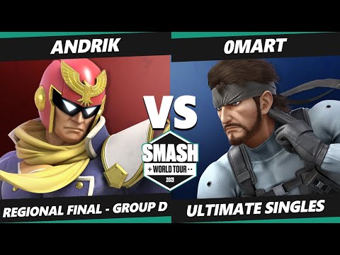 SWT CA RF Group D - Omart (Snake) Vs. Andrik (Captain Falcon) SSBU Ultimate Tournament