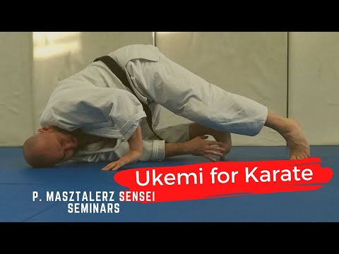 Ukemi class for Kyokushin karate dojo