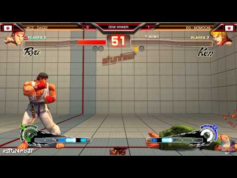 Stunfest 2015/USF4 : MCZ.Daigo vs EG.Momochi - CPT 2015 - Semi Winners (Top 8)