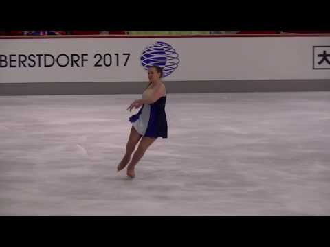 Irina Yakutova   Silver Ladies I Free Skating Oberstdorf 2017