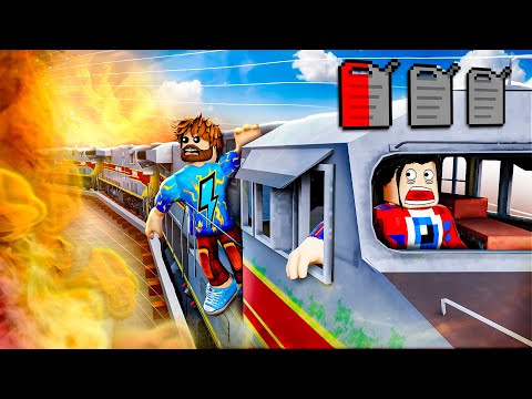 😱Мы Прокачали ПОЕЗД НА МАКСИМУМ в Пустыне в Роблокс! + Фиксплей