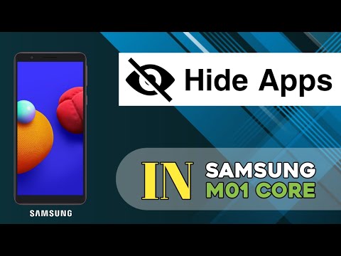 How to Hide Apps In Samsung M01 Core ||  सैमसंग M01 Core में एप्स को कैसे छिपाए 🤩🤩