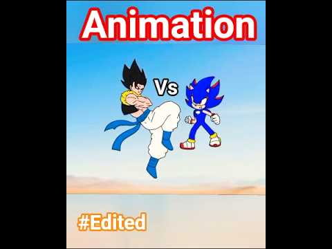 Shadic Vs Gogeta Edited Video Animation. #Sonic #Shadic #Gogeta