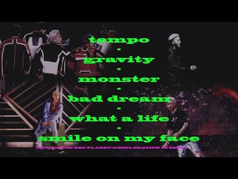 190719-20 TEMPO-GRAVITY-MONSTER-BAD DREAM-WHAT A LIFE-SMILE ON MY FACE 찬열  EXplOration in Seoul